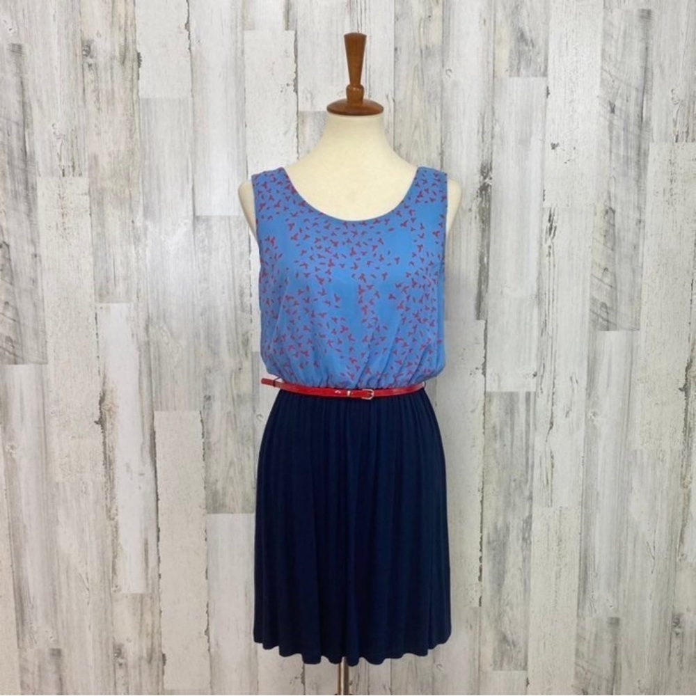 Charming Charlie Belted Blouson Dress